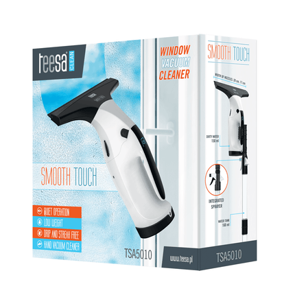 Teesa raamreiniger Smooth Touch met telescoopsteel TSA5010