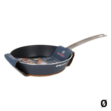 Quttin saphire roestvrij staal koekenpan 30 cm zwart
