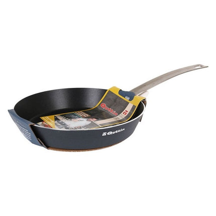 Quttin saphire roestvrij staal koekenpan 30 cm zwart
