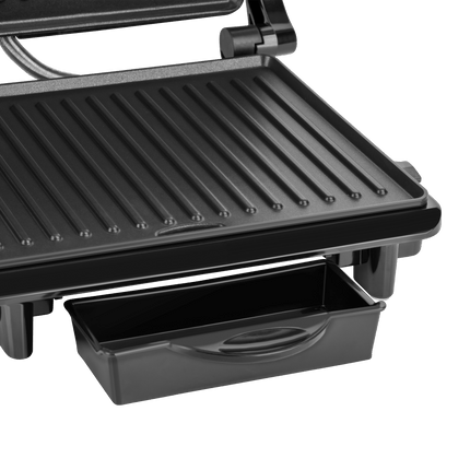Teesa elektrische contact/ panini grill 1500 Watt RVS TSA3232
