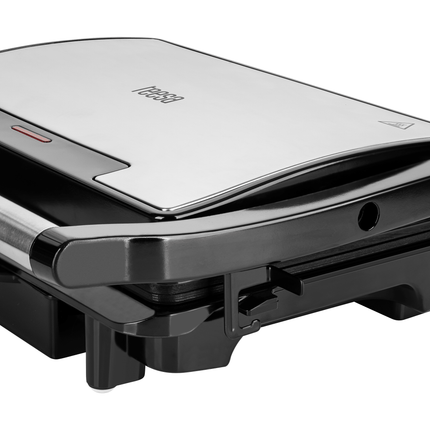 Teesa elektrische contact/ panini grill 1500 Watt RVS TSA3232