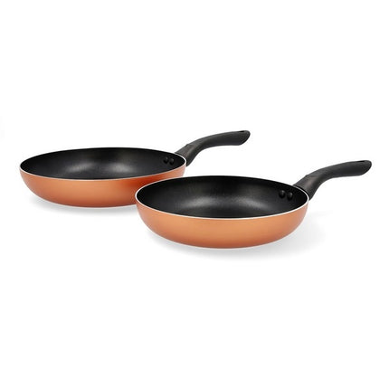 Quid Glam pannenset 2-delig Ø 22 / 26 cm aluminium koper
