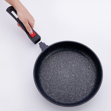 Korkmaz Ornella aluminium koekenpan 26 cm met afneembaar handvat