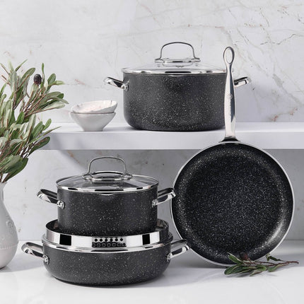 Korkmaz Galaksi Tencere aluminium koekenpan 24 cm 1.8L met non-stick coating
