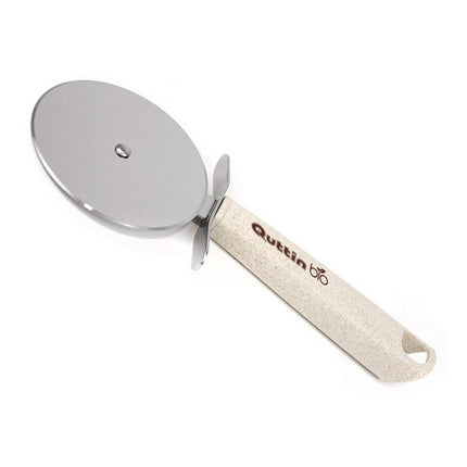 Quttin bio pizzasnijder 22 cm RVS wit