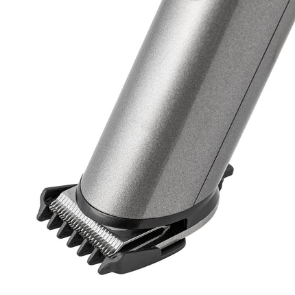 Botti Pascali draadloze haar- en baardtrimmer met 4 opzetstukken 0.5 tot 12mm grijs