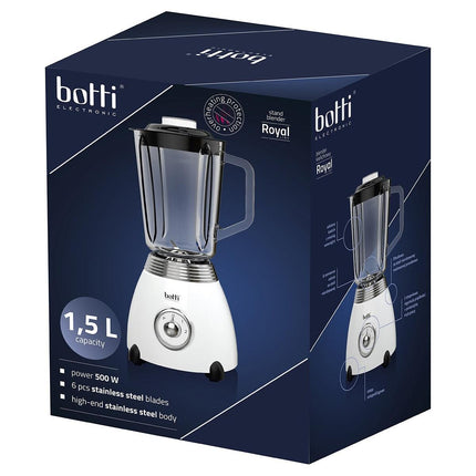 Botti Royal Line professionele blender met 2 snelheden 1.5L 500W wit
