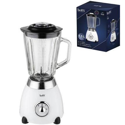 Botti Royal Line professionele blender met 2 snelheden 1.5L 500W wit
