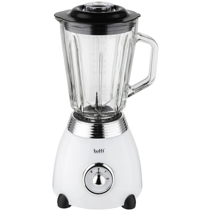 Botti Royal Line professionele retro 3 delige keukenapparaten set broodrooster waterkoker en blender wit