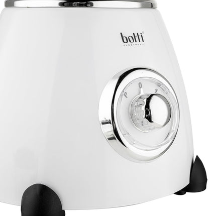 Botti Royal Line professionele retro 3 delige keukenapparaten set broodrooster waterkoker en blender wit