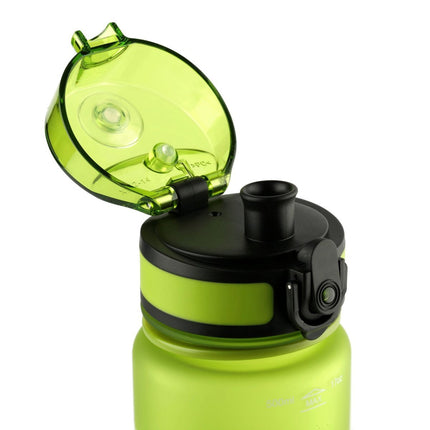 Aquaphor city waterfles met filter - drinkfles - filterfles 500ml met automatische klep groen