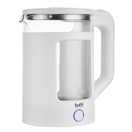 Botti Carter glazen elektrische waterkoker 1.5L 1350W wit