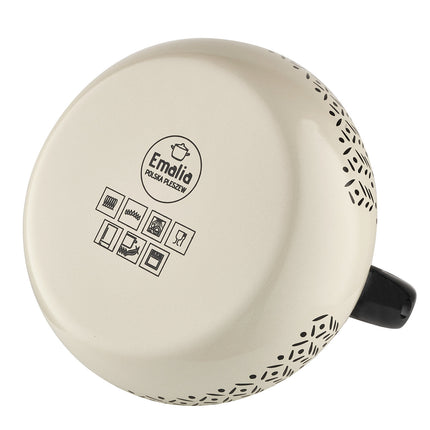 Emalia Nordic fluitketel emaille beige 2.2 Liter - ook geschikt voor inductie