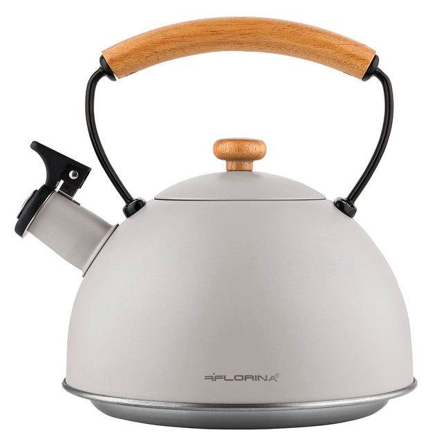 Florina Natura Line fluitketel RVS mat grijs 2.3 Liter - ook geschikt voor inductie