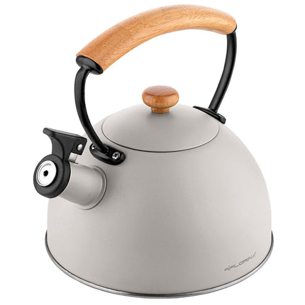 Florina Natura Line fluitketel RVS mat grijs 2.3 Liter - ook geschikt voor inductie