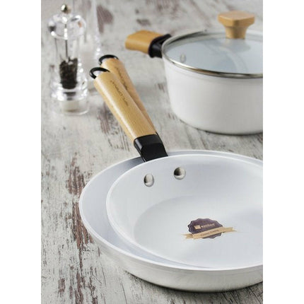 Florina Aspen Limited Edition koekenpan met keramische coating 24cm wit / bruin