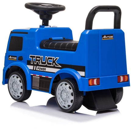 Mercedes Antos 656 loopauto met 2 geluiden en koplampen belastbaar tot 25 kg blauw