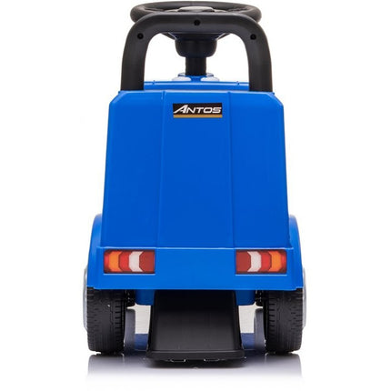 Mercedes Antos 656 loopauto met 2 geluiden en koplampen belastbaar tot 25 kg blauw