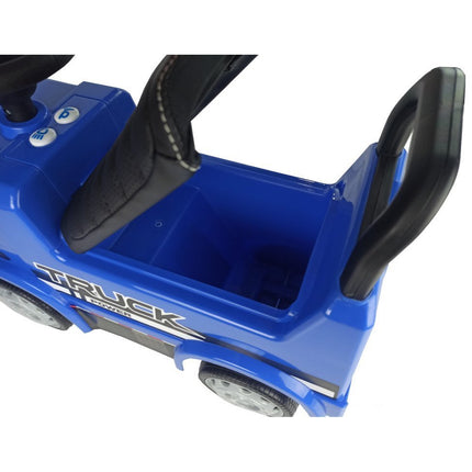 Mercedes Antos 656 loopauto met 2 geluiden en koplampen belastbaar tot 25 kg blauw