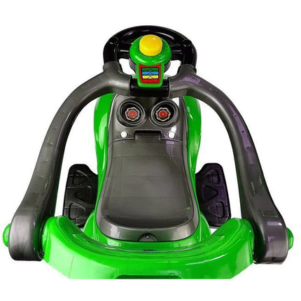 Mega Car 3 in 1 loopauto met duwstang - Groeit mee met je kind - Groen