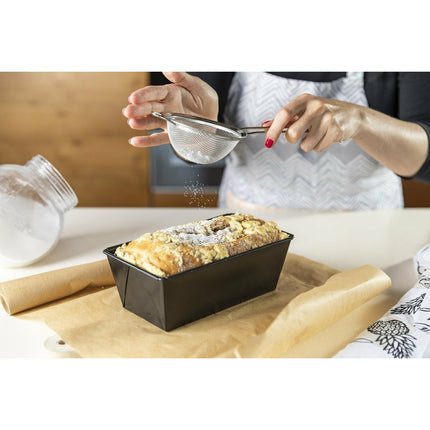 Florina Likoris cake / brood bakvorm 21 x 11 x 7 cm zwart
