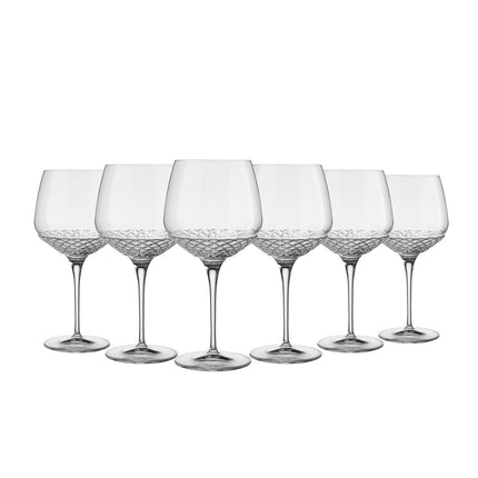 Luigi Bormioli Roma 1960 set van 6 luxe cocktail glazen van kristalglas 800ml