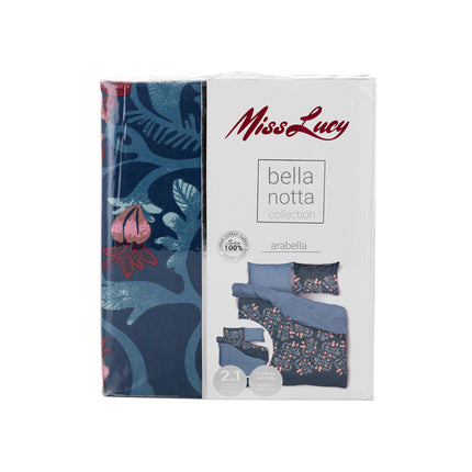 Bella Notta Collection Arabella tweepersoons dekbedovertrek satijnkatoen 200 x 220 cm inclusief 2 kussenslopen 70 x 80 cm