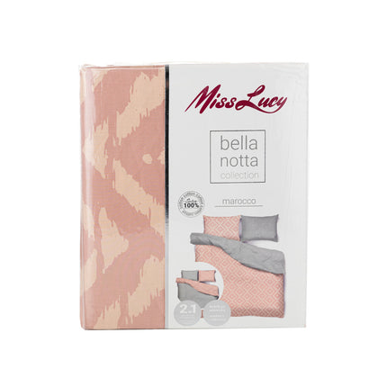 Bella Notta Collection Marocco tweepersoons dekbedovertrek satijnkatoen 200 x 220 cm inclusief 2 kussenslopen 70 x 80 cm