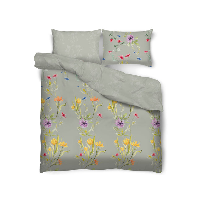 Dolce Vita Collection Gardenia tweepersoons dekbedovertrek satijnkatoen 200 x 220 cm inclusief 2 kussenslopen 70 x 80 cm