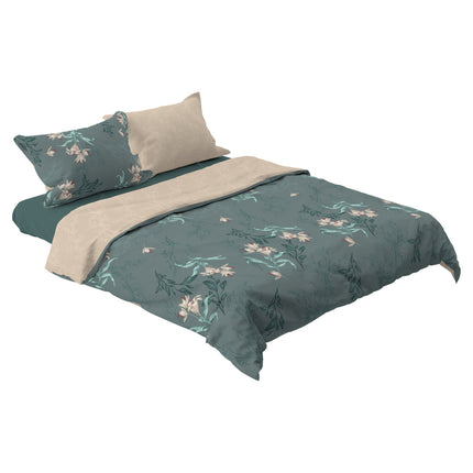 Dolce Vita Collection Lilliana tweepersoons dekbedovertrek satijnkatoen 200 x 220 cm inclusief 2 kussenslopen 70 x 80 cm