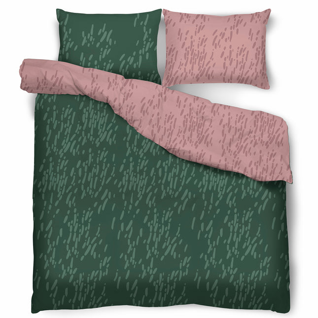 Sweet Dream Collection Cells tweepersoons dekbedovertrek satijnkatoen 200 x 220 cm inclusief 2 kussenslopen 70 x 80 cm