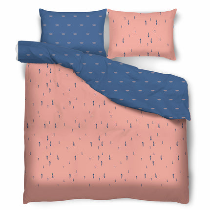 Sweet Dream Collection Drops tweepersoons dekbedovertrek satijnkatoen 200 x 220 cm inclusief 2 kussenslopen 70 x 80 cm