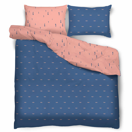 Sweet Dream Collection Drops tweepersoons dekbedovertrek satijnkatoen 200 x 220 cm inclusief 2 kussenslopen 70 x 80 cm