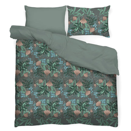 Organic Collection Tenta tweepersoons dekbedovertrek katoen 160 x 200 cm inclusief 2 kussenslopen 70 x 80 cm