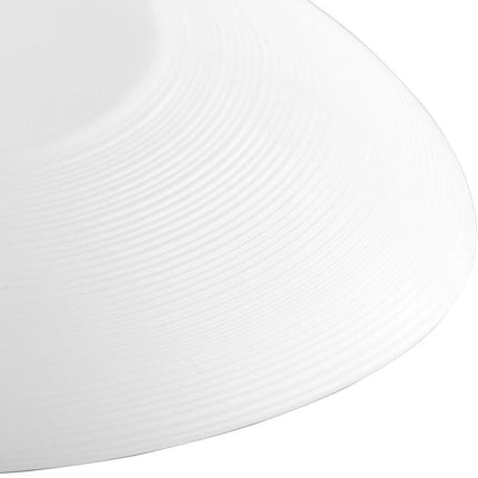 Bormioli Rocco & Florina Orion 18-delige bordenset van opaal glas wit / zwart