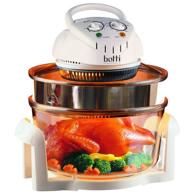 Botti Lewis Heteluchtoven - halogeenoven 18L 1200-1400W wit