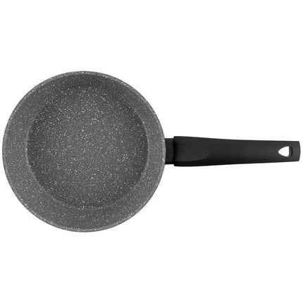 Florina Salva koekenpan met hoge rand en 3 laags non stick coating 20 x 6 cm zwart / grijs