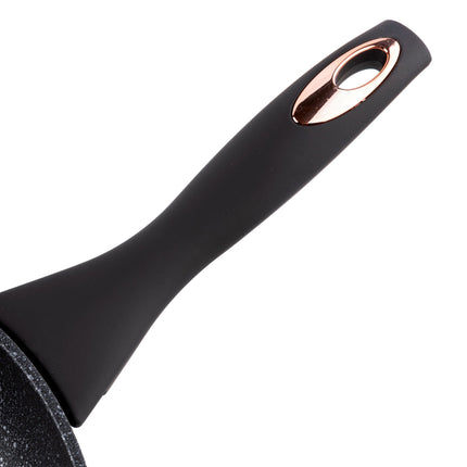 Florina Rosé Limited Edition koekenpan met keramische coating 28cm zwart / rosé goud