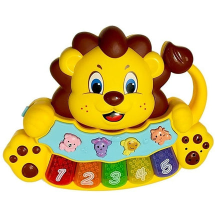Interactieve speelgoed telefoon en piano leeuw