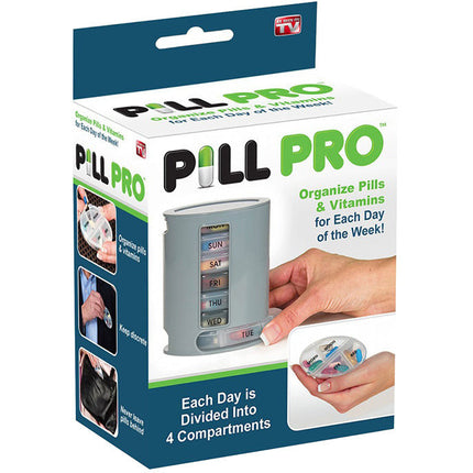 Pill Pro pillendoos met 7 containers voor elke dag van de week