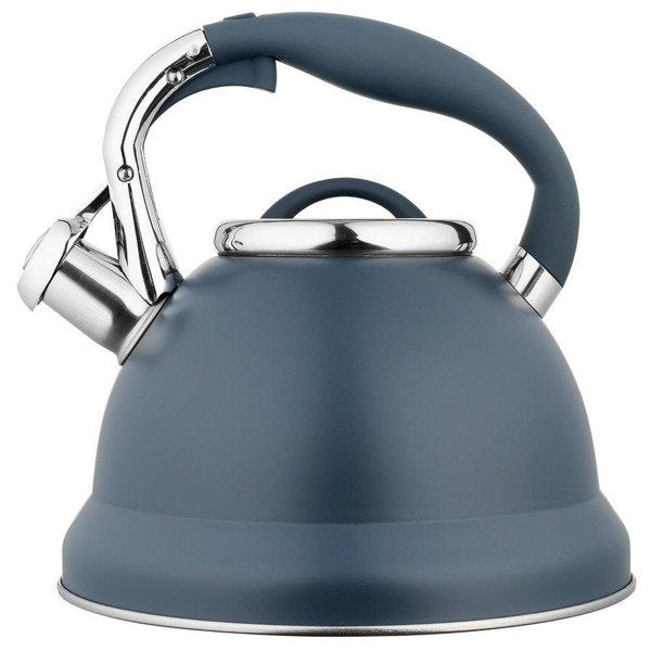 Florina Emers fluitketel RVS mat blauw 2.7 Liter - ook geschikt voor inductie