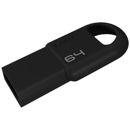 Emtec USB stick FlashDrive USB 2.0 mini 64GB Zwart