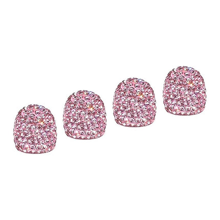 TT-products ventieldoppen Pink Diamond 4 stuks roze
