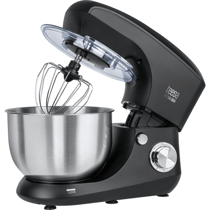 Teesa Easy Cook Single keukenmachine/ standmixer 1400 Watt 5,5L zwart TSA3545B