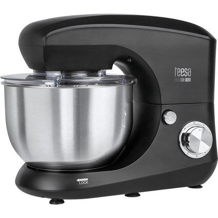 Teesa Easy Cook Single keukenmachine/ standmixer 1400 Watt 5,5L zwart TSA3545B