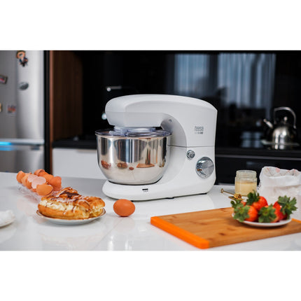 Teesa Easy Cook Single keukenmachine/ standmixer 1400 Watt 5,5L wit TSA3545W