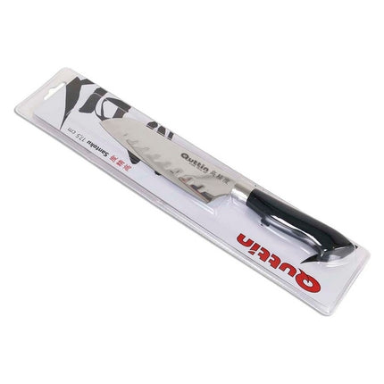 Quttin Santoku santokumes 17,5 cm RVS zwart