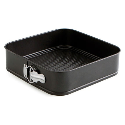 VSE vierkante springvorm 26 x 26 cm antraciet