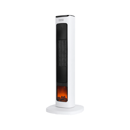 Teesa Keramische ventilatorkachel met openhaard imitatie inclusief afstandsbediening TSA 8052