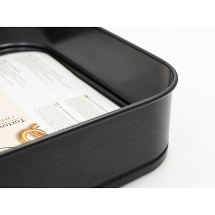 Meyerhoff Bakery vierkante springvorm/bakvorm met antiaanbaklaag 28 x 28 x 7 cm zwart